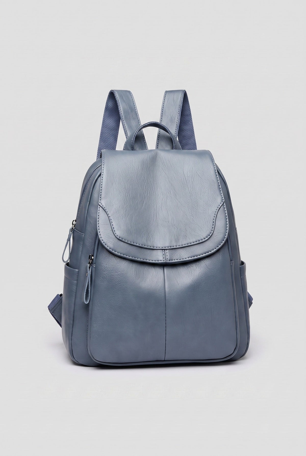 Backpack Faux Leather Black Women's Anti-Theft Multi-Pocket – Casual, Travel, Office, Everyday Bag