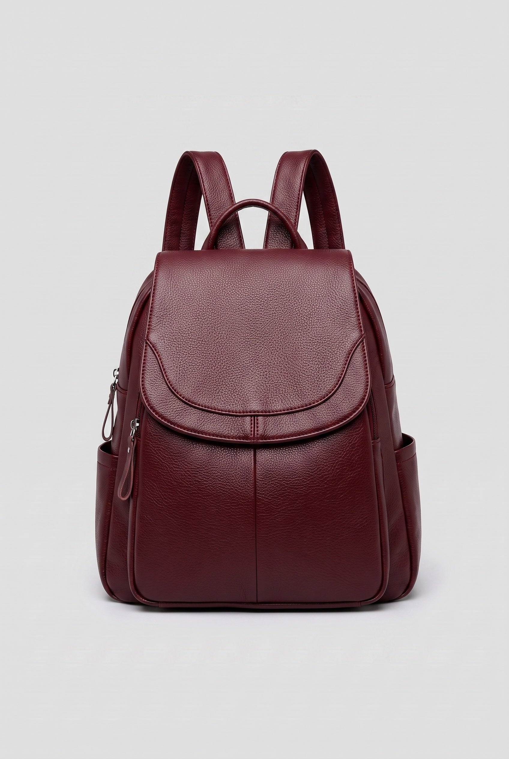 Backpack Faux Leather Black Women's Anti-Theft Multi-Pocket – Casual, Travel, Office, Everyday Bag