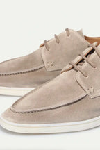 Boat Shoes Suede Navy Lace-Up Men's – Casual, Office, Holiday, Gift · Werune