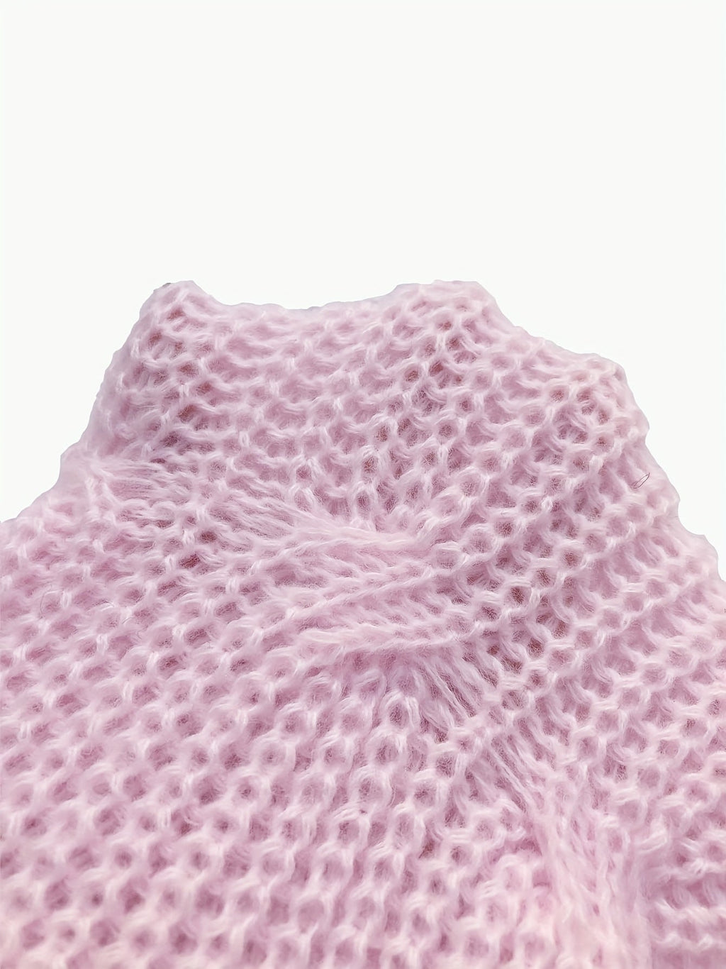 Cable Knit Cardigan Women's Pink Bow-Detail V-Neck Button-Up Sweater – Casual, Office, Holiday, Gift