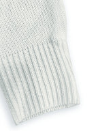 Cable Knit Jumper Colour-Block Navy White Men's Crew Neck – Casual, Office, Winter, Gift