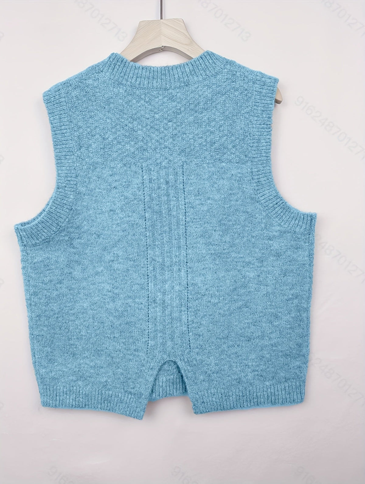 Cable Knit Sweater Vest Women's Sleeveless Crew Neck Jumper Tank – Casual, Office, Layering, Gift