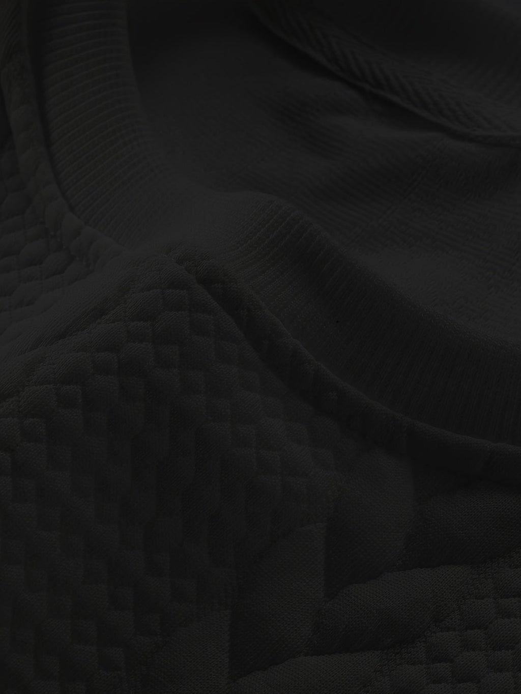 Cable Knit Sweatshirt Textured Crew Neck Black Men's Long Sleeve Pullover – Casual, Office