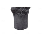 Cardigan Cable-Knit Grey Men's Full-Zip Sweater Stand Collar – Casual, Office · Werune
