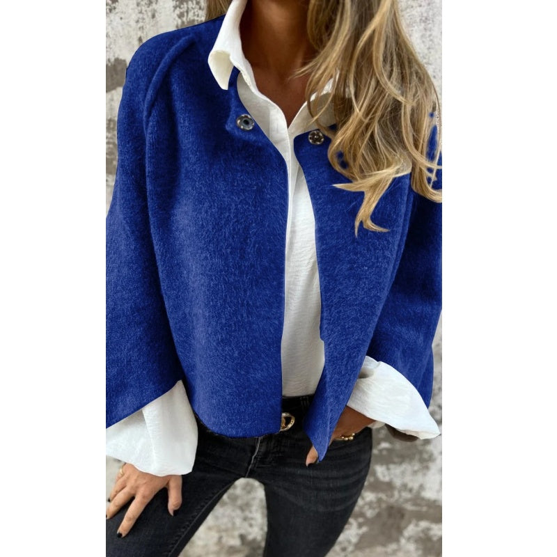 Cardigan Jacket Cashmere Women's Button-Up Cropped Knit – Casual, Office, Holiday, Gift