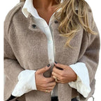 Cardigan Jacket Cashmere Women's Button-Up Cropped Knit – Casual, Office, Holiday, Gift