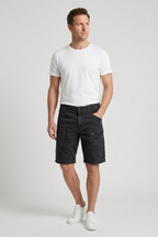 Cargo Shorts Cotton Beige Men's Zip Pockets – Casual, Holiday · Werune