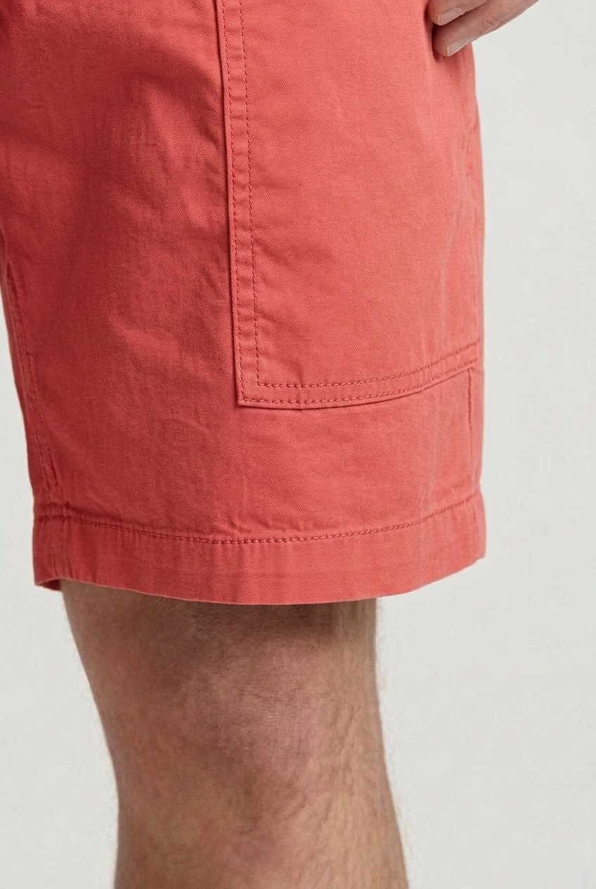 Cargo Shorts Cotton Beige Men's Zip Pockets – Casual, Holiday · Werune