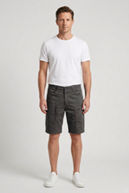 Cargo Shorts Cotton Beige Men's Zip Pockets – Casual, Holiday · Werune