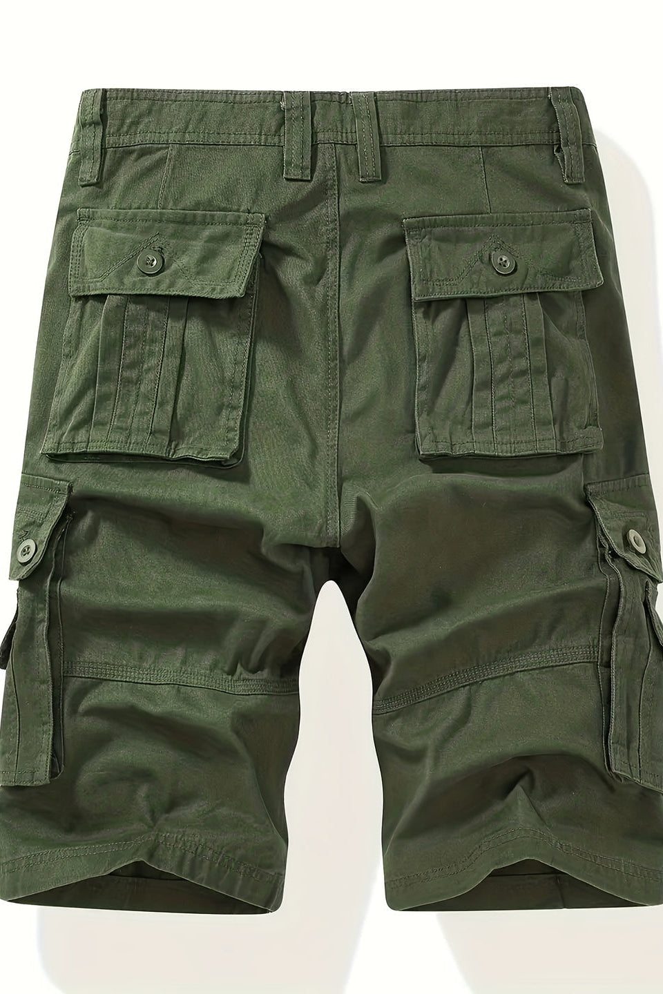 Cargo Shorts Cotton Grey Men's with Belt & Multiple Pockets – Casual, Holiday · Werune