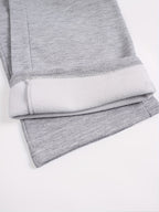 Cargo Sweatpants Cotton Blend Grey Women's Drawstring Joggers – Casual, Loungewear