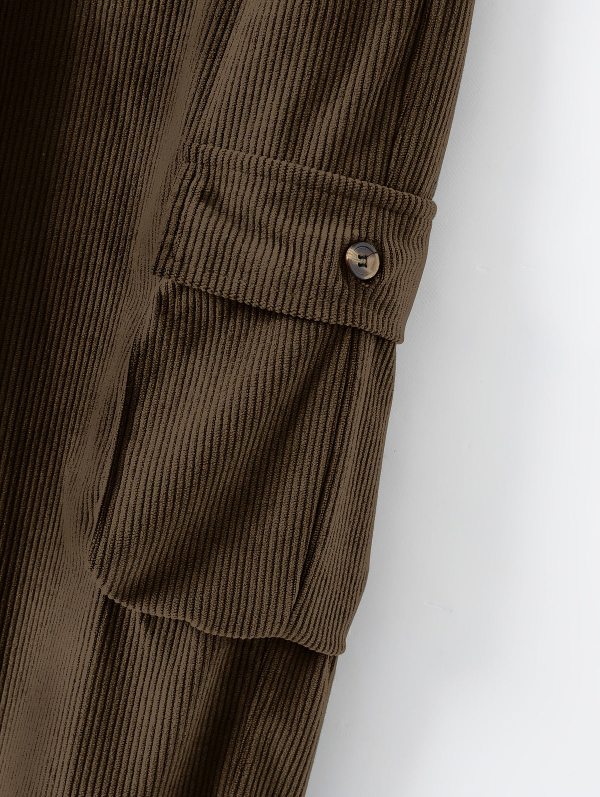 Cargo Trousers Corduroy Men's Relaxed-Fit Multi-Pocket – Casual, Outdoor, Everyday Wear
