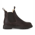 Chelsea Boots Leather Fleece-Lined Brown Women's – Casual, Winter, Everyday · Werune