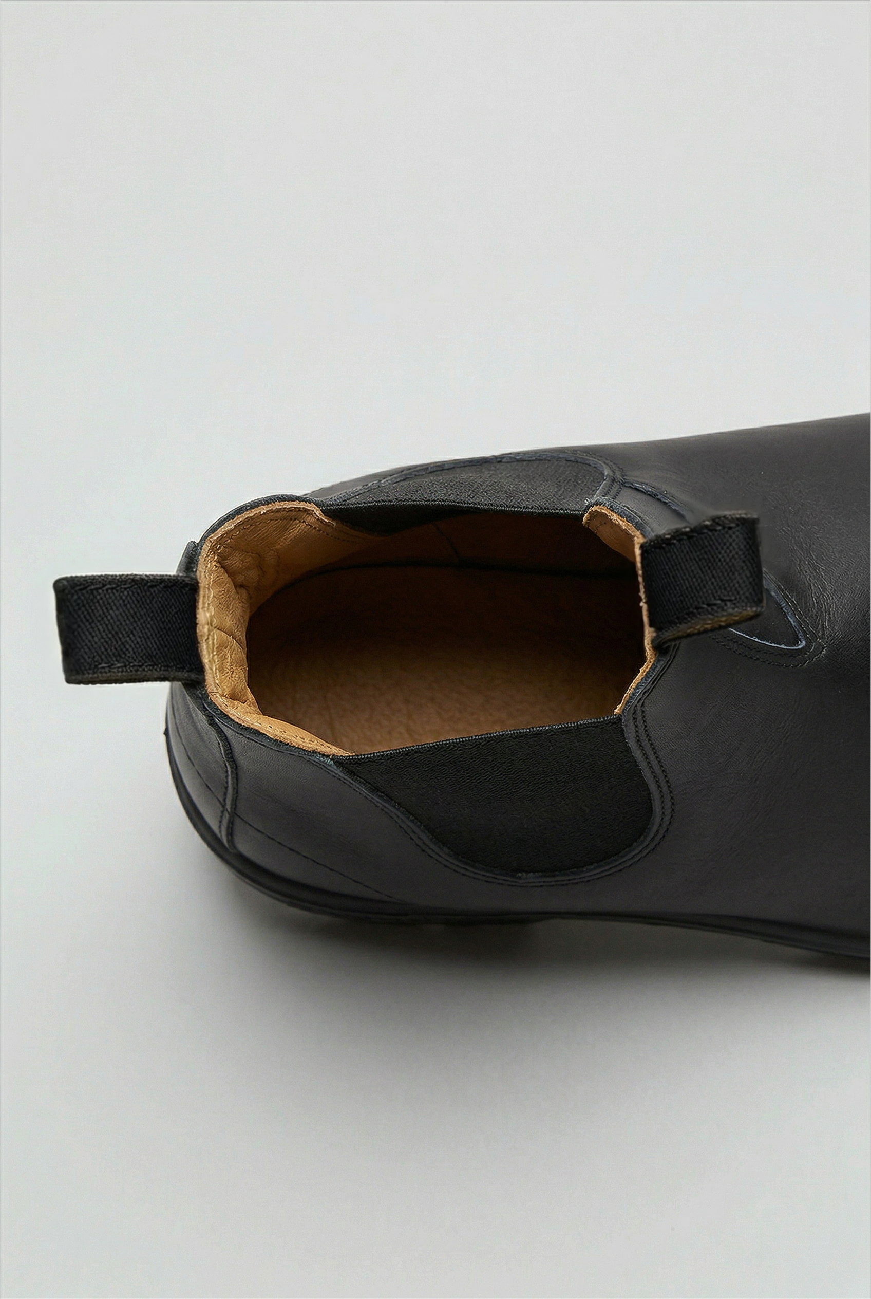 Chelsea Boots Leather Look Black Men's Ankle Slip-On – Casual, Office, Everyday · Werune