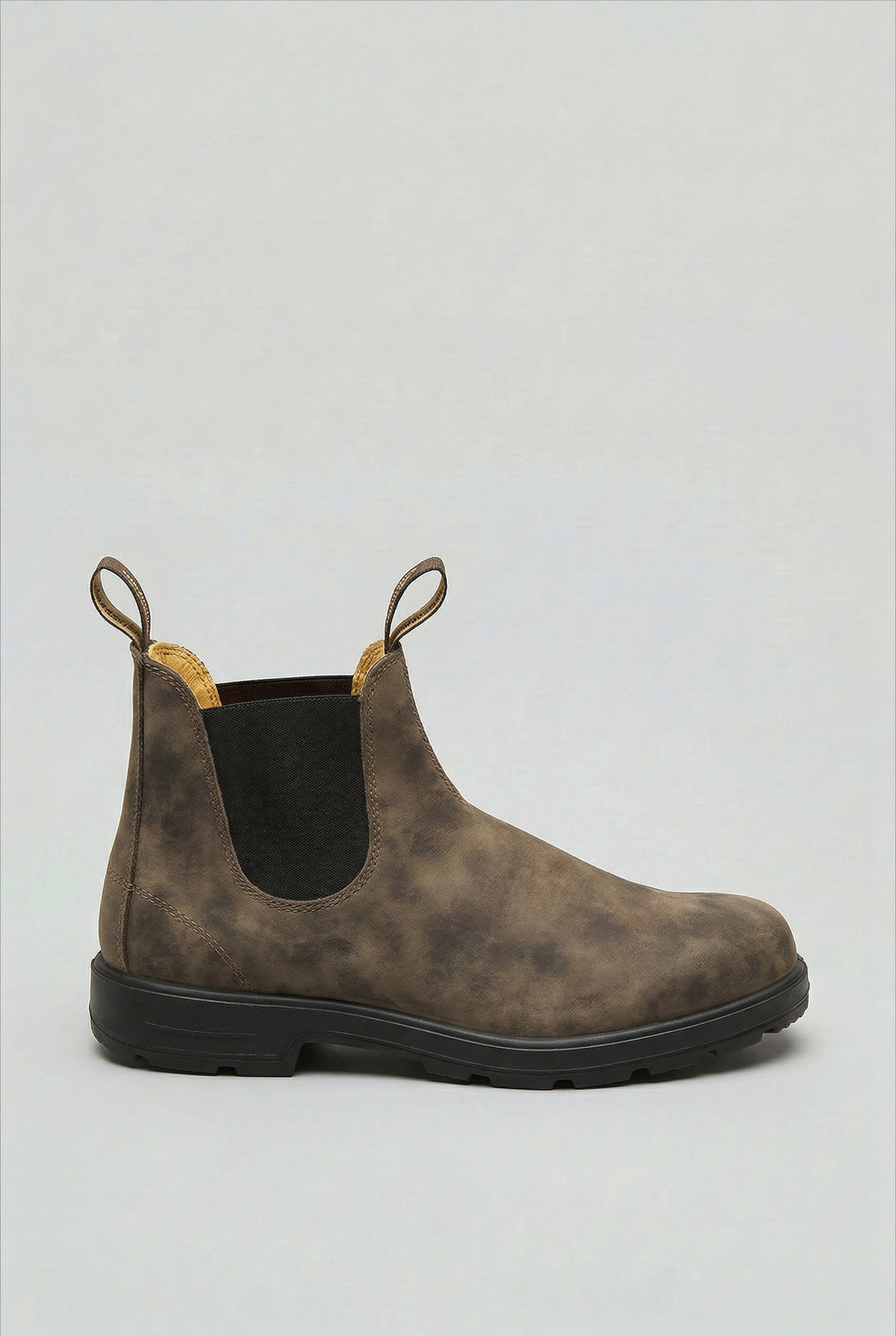 Chelsea Boots Leather Look Black Men's Ankle Slip-On – Casual, Office, Everyday · Werune