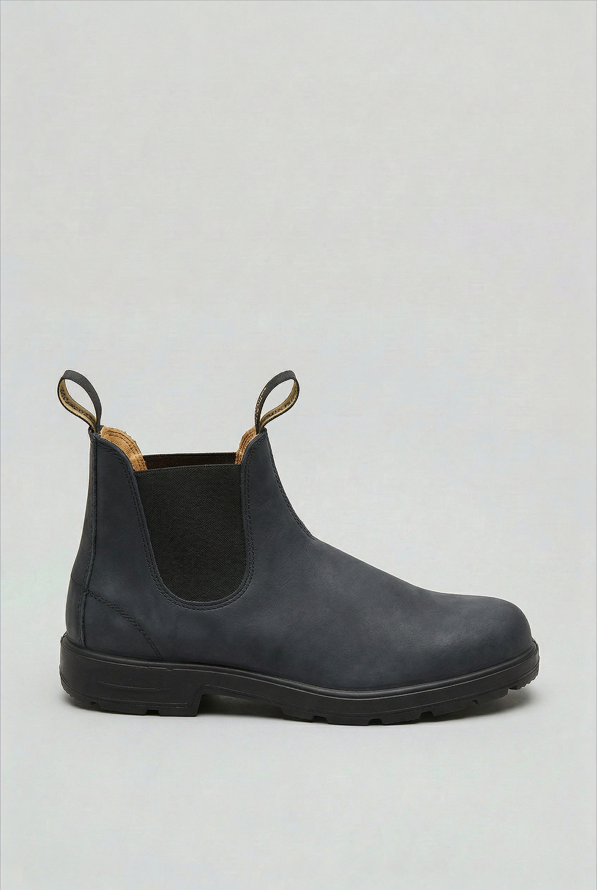 Chelsea Boots Leather Look Black Men's Ankle Slip-On – Casual, Office, Everyday · Werune