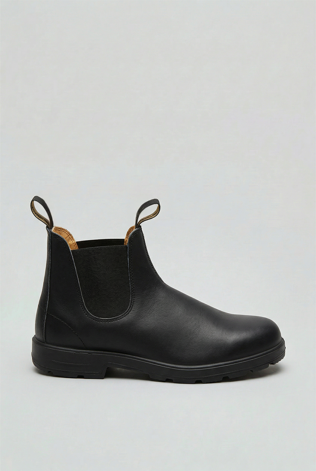 Chelsea Boots Leather Look Black Men's Ankle Slip-On – Casual, Office, Everyday · Werune