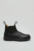 Chelsea Boots Leather Look Black Men's Ankle Slip-On – Casual, Office, Everyday · Werune