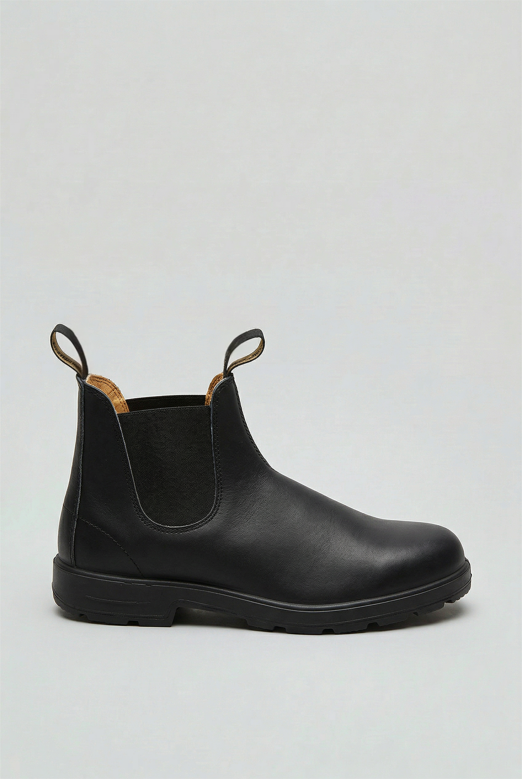 Chelsea Boots Leather Look Black Men's Ankle Slip-On – Casual, Office, Everyday · Werune
