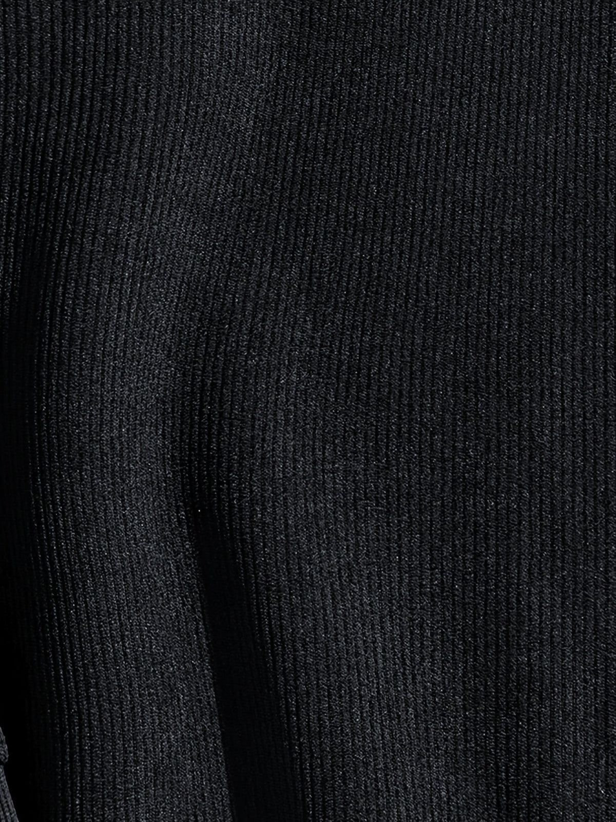 Corduroy Crewneck Sweatshirt Layered Ribbed Men's Dark Grey Pullover – Casual, Everyday