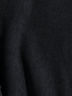 Corduroy Sweatshirt Men's Layered Crewneck Dark Grey Ribbed Pullover – Casual, Everyday Wear