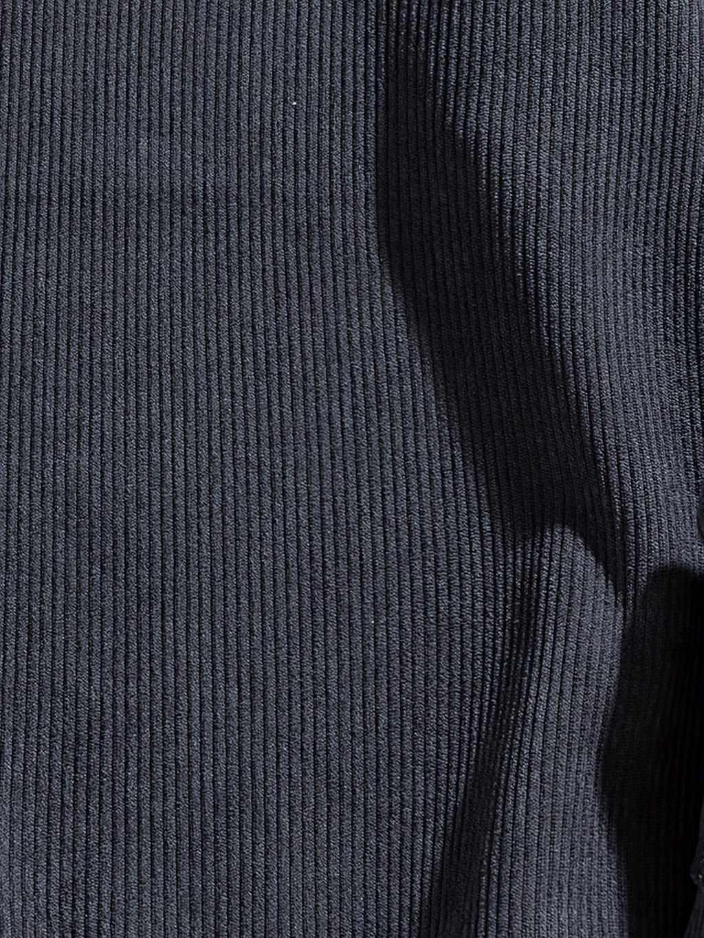 Corduroy Sweatshirt Men's Layered Crewneck Dark Grey Ribbed Pullover – Casual, Everyday Wear