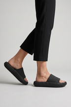 Cushioned Slide Sandals Black EVA Women's Non-Slip Quick-Dry – Casual, Holiday, Everyday Comfort