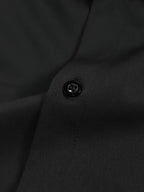 Dress Shirt Cotton Black Men's Slim Fit Long Sleeve – Office, Formal, Casual, Wedding, Gift