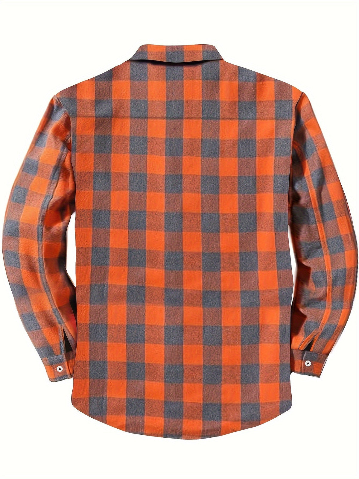 Flannel Shirt Red Black Buffalo Check Men's Long Sleeve Button-Up – Casual, Office, Holiday, Gift