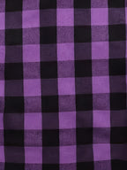 Flannel Shirt Red Navy Buffalo Check Women's Long Sleeve Button-Up – Casual, Autumn Layering, Gift