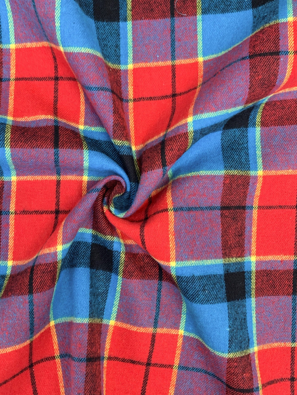 Flannel Shirt Red Navy Buffalo Check Women's Long Sleeve Button-Up – Casual, Autumn Layering, Gift