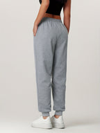 Fleece Joggers Women's Cuffed Drawstring Sweatpants Black Ivory 2-Pack – Home Gym, Lounge, Casual