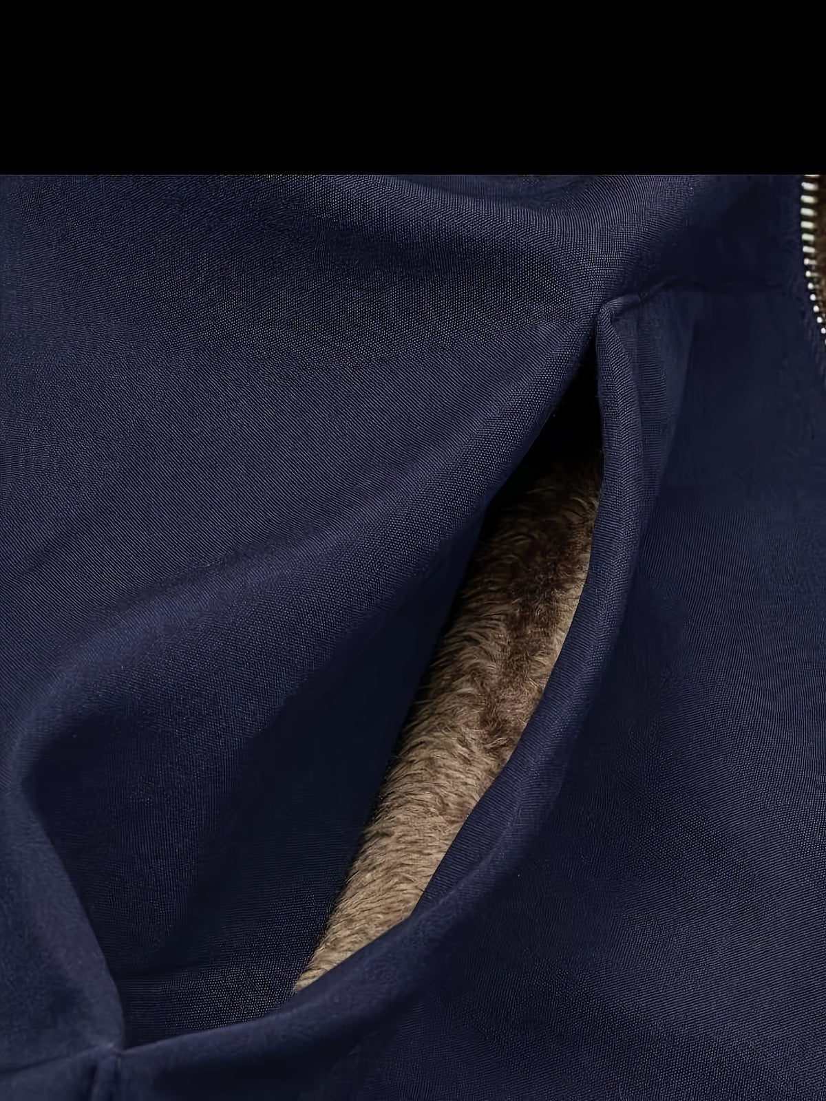 Fleece-Lined Hooded Coat Longline Beige Women's Zip-Up – Casual, Winter Warmth · Werune