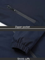 Fleece-Lined Hooded Jacket Black Men's Full-Zip Warm Coat – Casual, Winter Outdoor