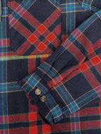 Hooded Flannel Shirt Cotton Plaid Men's Long Sleeve Button Up Jacket – Casual, Everyday