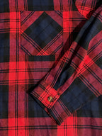 Hooded Flannel Shirt Cotton Plaid Men's Long Sleeve Button Up Jacket – Casual, Everyday