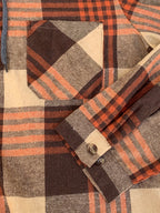 Hooded Flannel Shirt Cotton Plaid Men's Long Sleeve Button Up Jacket – Casual, Everyday