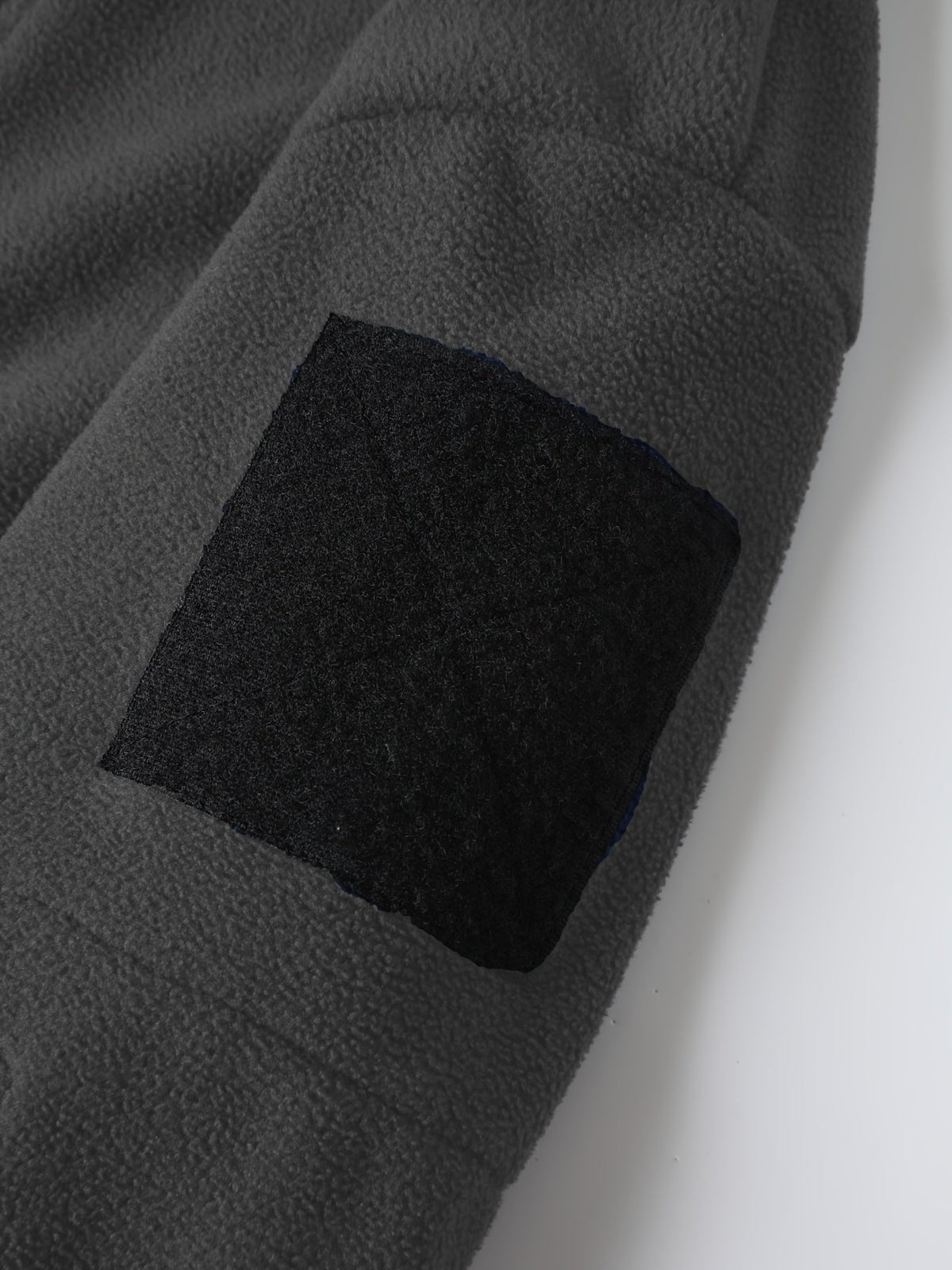 Hooded Fleece Jacket Grey Men's Full-Zip Tactical Pockets – Casual, Outdoor, Everyday