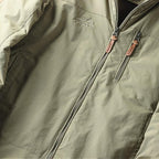 Hooded Outdoor Jacket Khaki Fleece-Lined Men's – Casual, Camping, Hiking, Everyday Wear