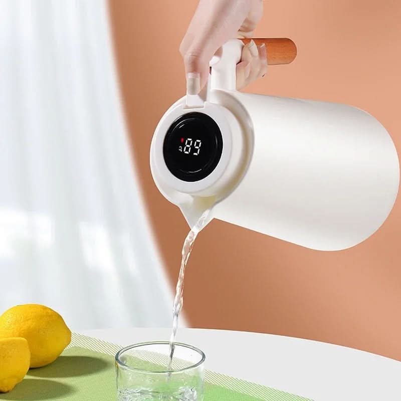 Insulated Vacuum Flask | Temperature Display · Werune