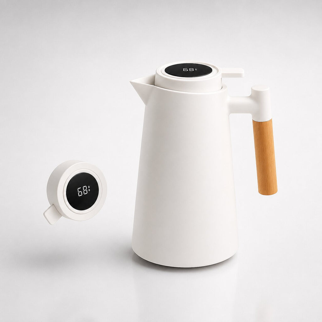 Insulated Vacuum Flask | Temperature Display · Werune