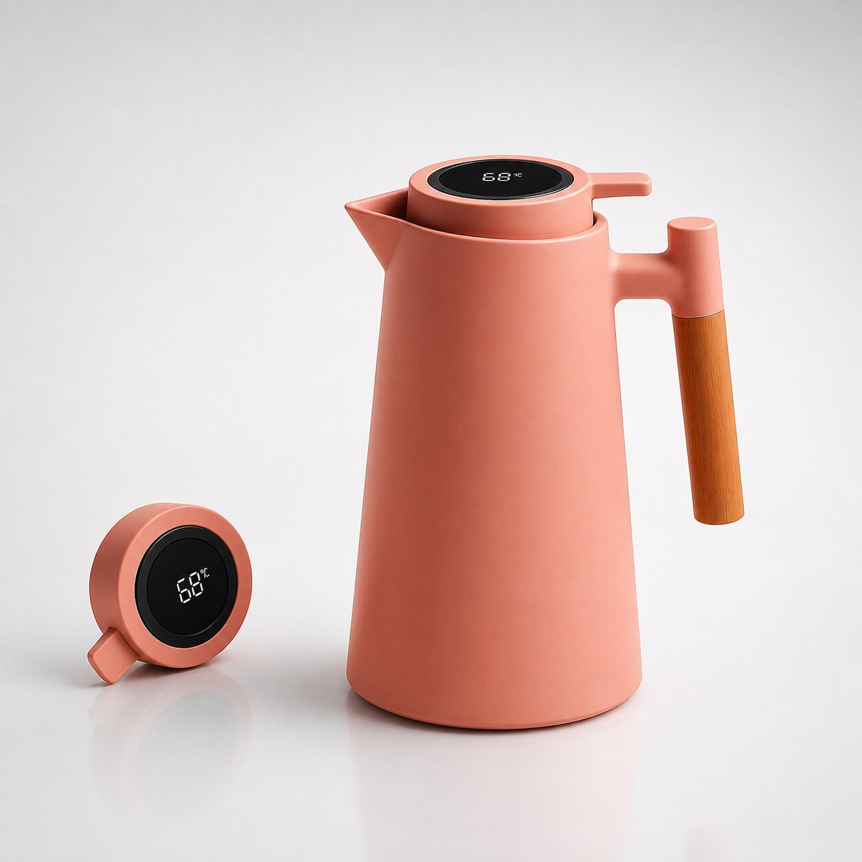 Insulated Vacuum Flask | Temperature Display · Werune