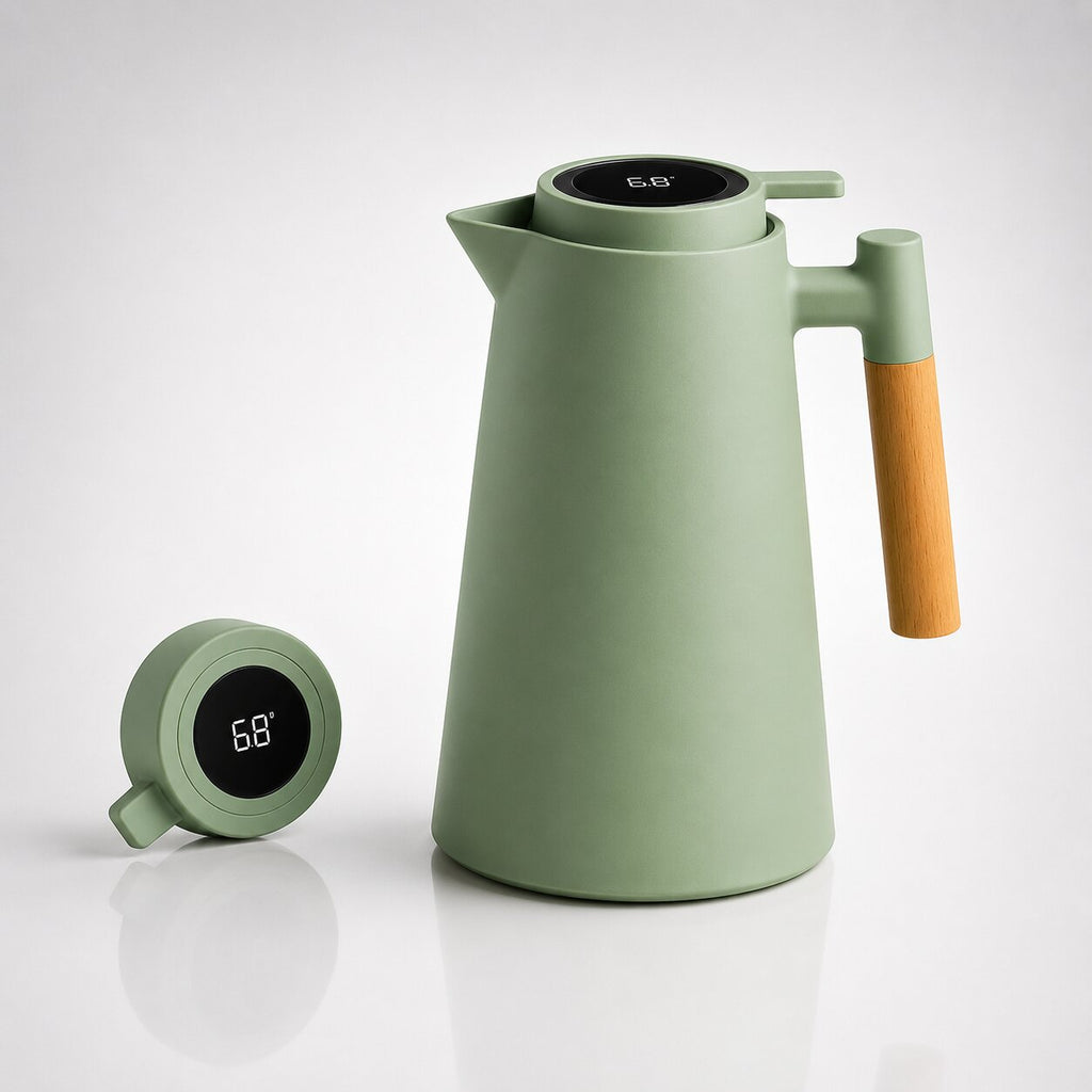 Insulated Vacuum Flask | Temperature Display · Werune