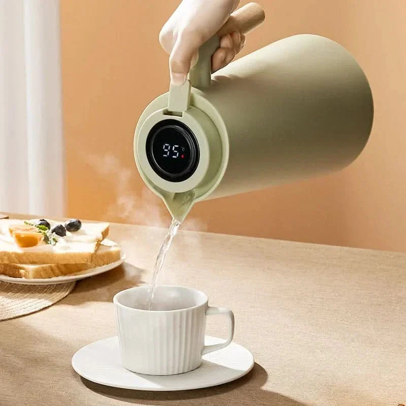 Insulated Vacuum Flask | Temperature Display · Werune