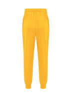 Jogger Trousers Women's Drawstring Yellow Tapered with Pockets – Casual, Home Gym, Yoga, Everyday