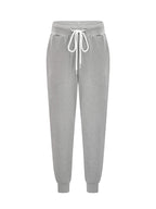 Jogger Trousers Women's Drawstring Yellow Tapered with Pockets – Casual, Home Gym, Yoga, Everyday