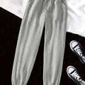 Joggers Drawstring Grey Women's Relaxed Fit Sweatpants – Casual, Loungewear, Gym, Everyday Comfort
