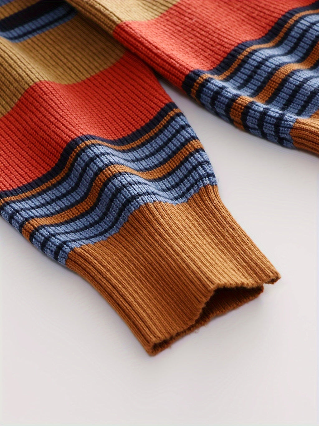 Knit Cardigan Striped Shawl Collar Men's Button-Up Sweater – Casual, Office, Holiday, Gift