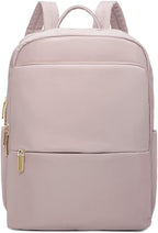 Laptop Backpack Nylon Waterproof Beige Women's – Travel, Office, Casual, School, Gift