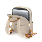Laptop Backpack Nylon Waterproof Beige Women's – Travel, Office, Casual, School, Gift